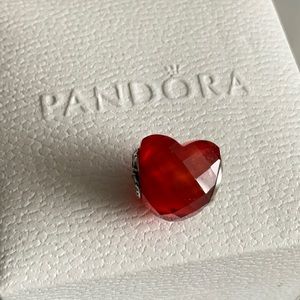 Pandora Red Heart Charm